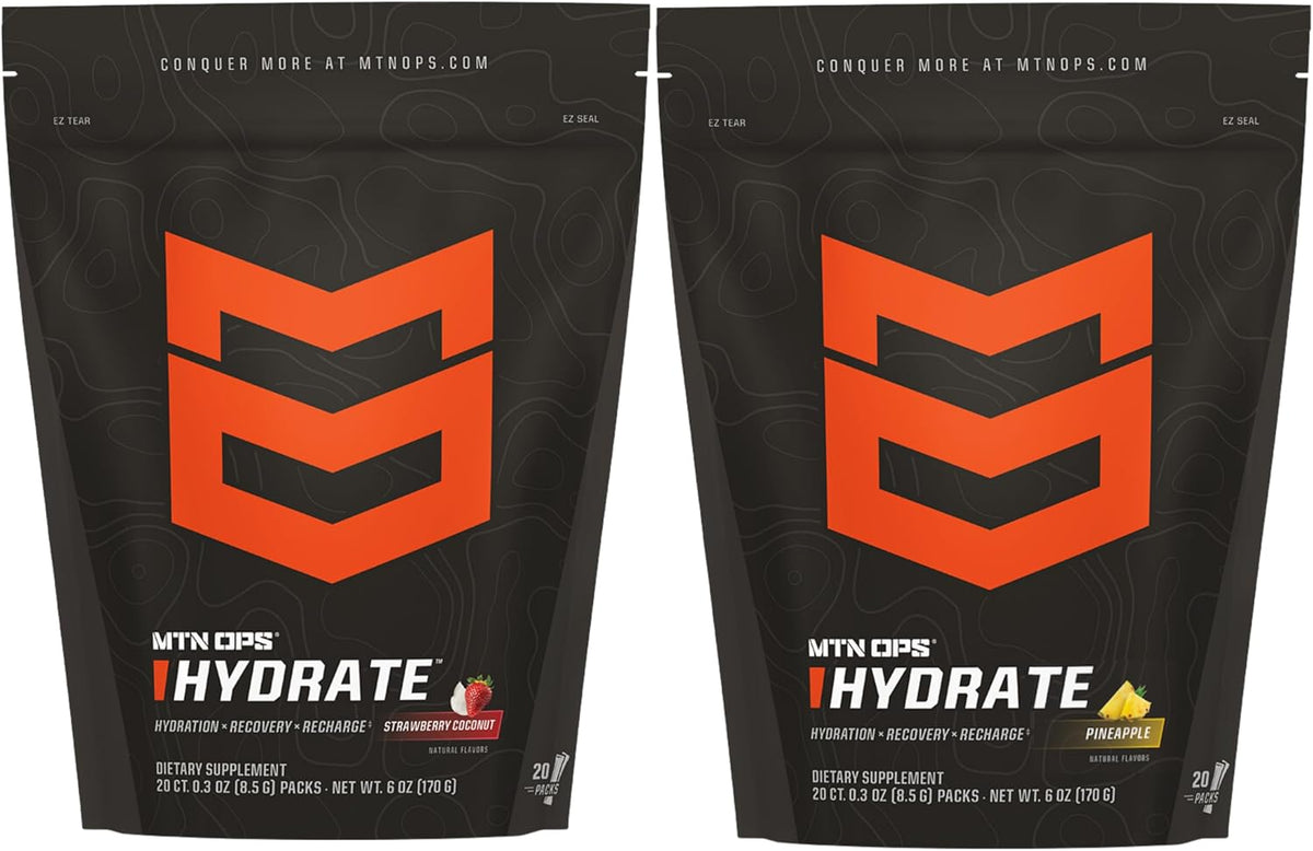 MTN OPS Hydrate Strawberry Coconut + Pineapple Bundle