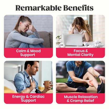 60 Day Supply Magnesium Glycinate 400mg Gummies Sugar Free High Absorption | With Ashwagandha, L-Theanine, CoQ10, Vitamin D3 & B6, Adults & Kids, Stress Relief, Sleep & Calm, Vegan, Gluten Free
