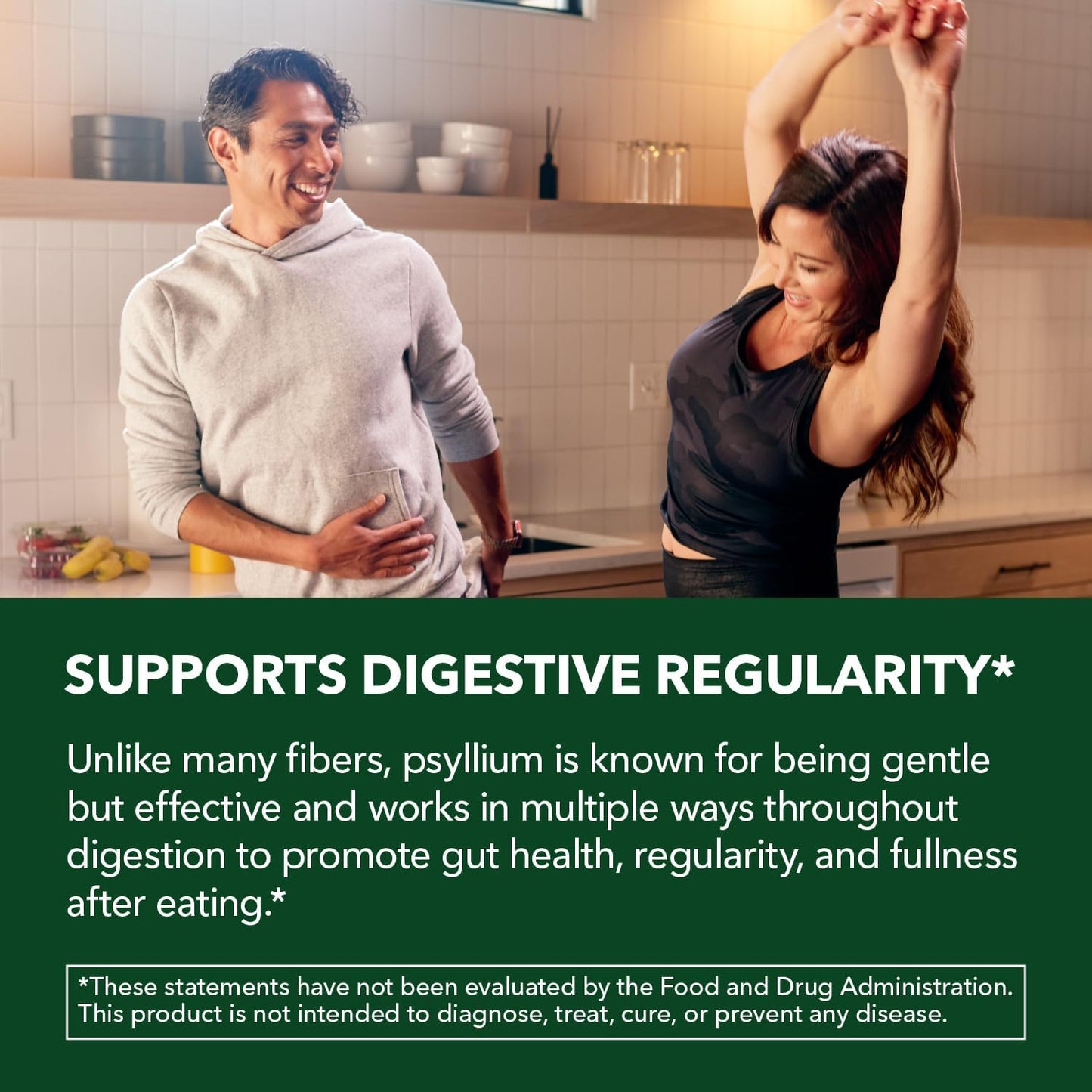 Vegan Psyllium Husk Fiber Capsules, GLP-1 Nutritional Support, 270 Pills | Psyllium Fiber Supplement Capsules for Digestive Health Regularity, Non-GMO Gluten Free & 3rd Party Tested, 90 Servings
