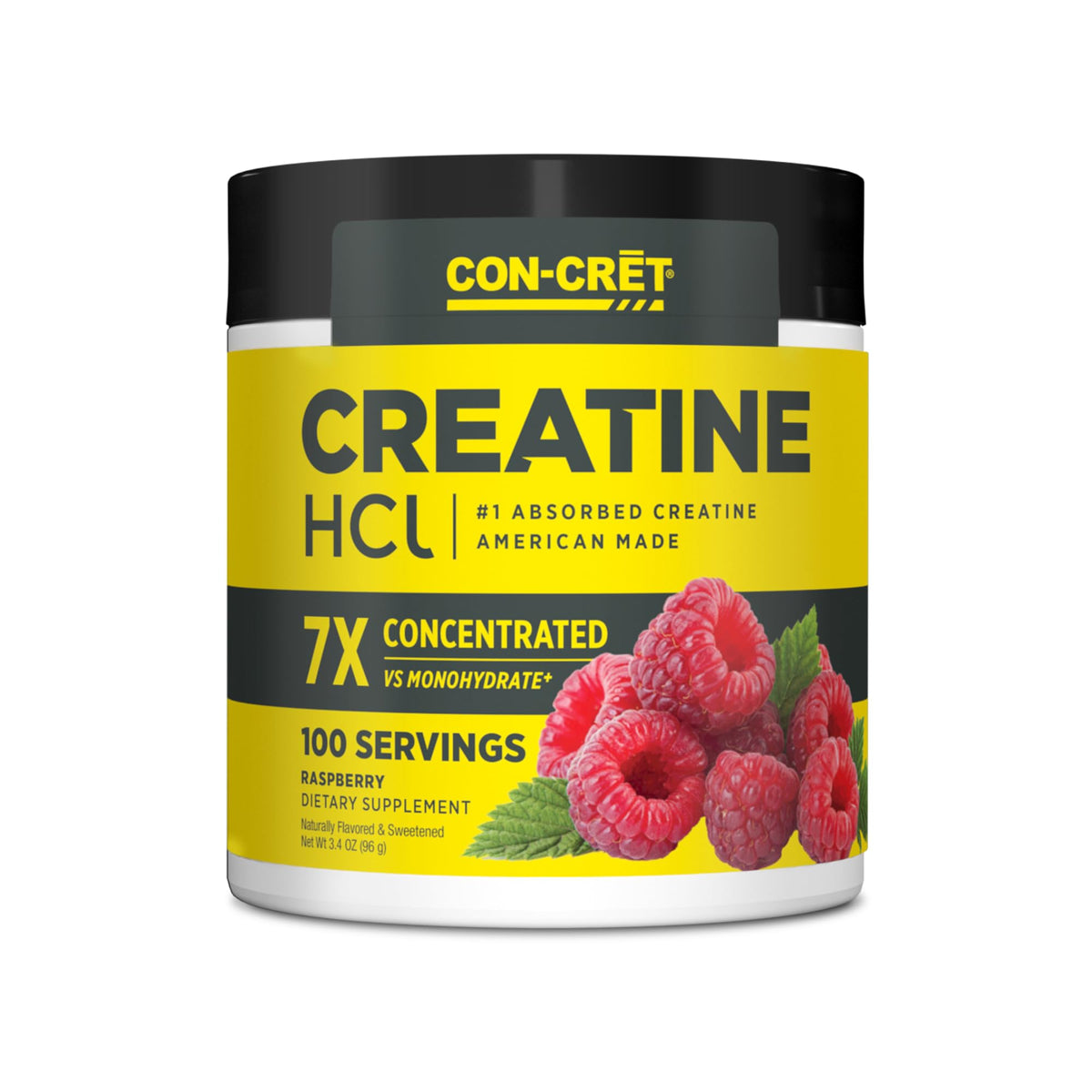CON-CRET Creatine HCl Powder | Supports Muscle, Cognitive, and Immune Health 