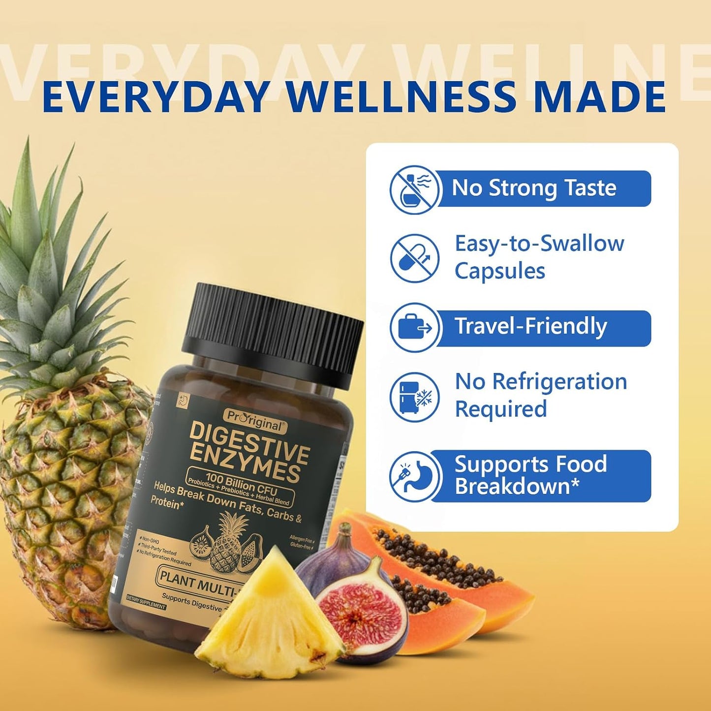 12 PPM H2 Hydrogen Tablets & Multi Enzyme Capsules with Probiotics | Daily Supplement Routine | 2 Items