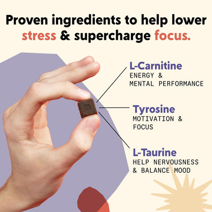 PYM Berry Mood Chews (20 Count) | Stress & Mood Support Supplement