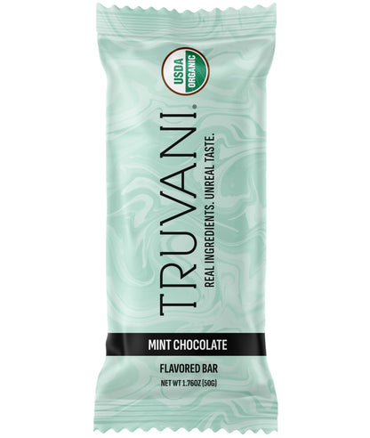Truvani Plant Based Snack Bars | Variety | 12 Pack | Vegan | 5-8g Protein | USDA Organic and Vegan | Dairy, Soy, and Gluten Free | Individually Wrapped