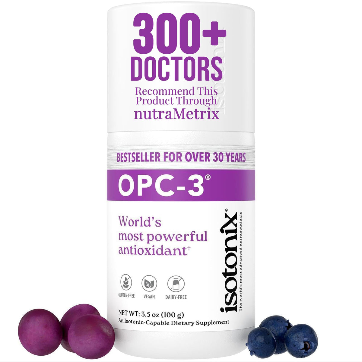 Isotonix OPC-3 Antioxidant Supplement, Pycnogenol & Grape Seed, 90 Servings