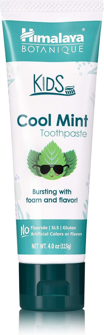 Himalaya Botanique Kids Toothpaste, Cool Mint, 4 Oz, 1 Pack