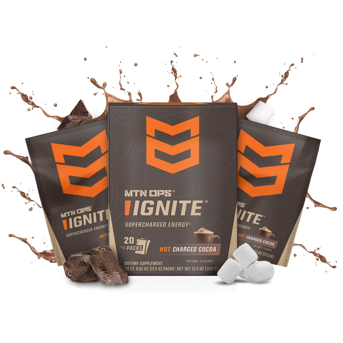 MTN OPS Hot Ignite Focus & Energy Coffee, Mountain Mocha