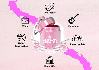 Eargasm High Fidelity Ear Plugs: Pink Edition