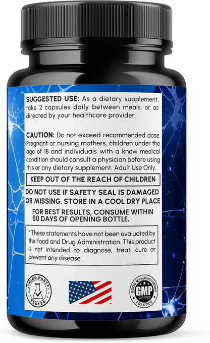 Neuro Recall Capsules, Official NeuroRecall Supplement 5-Pack, 300 Capsules
