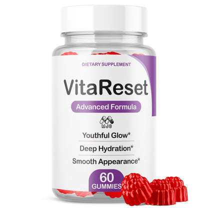 VitaReset Gummies, Health & Wellness Support Supplement 2-Pack, 120 Gummies
