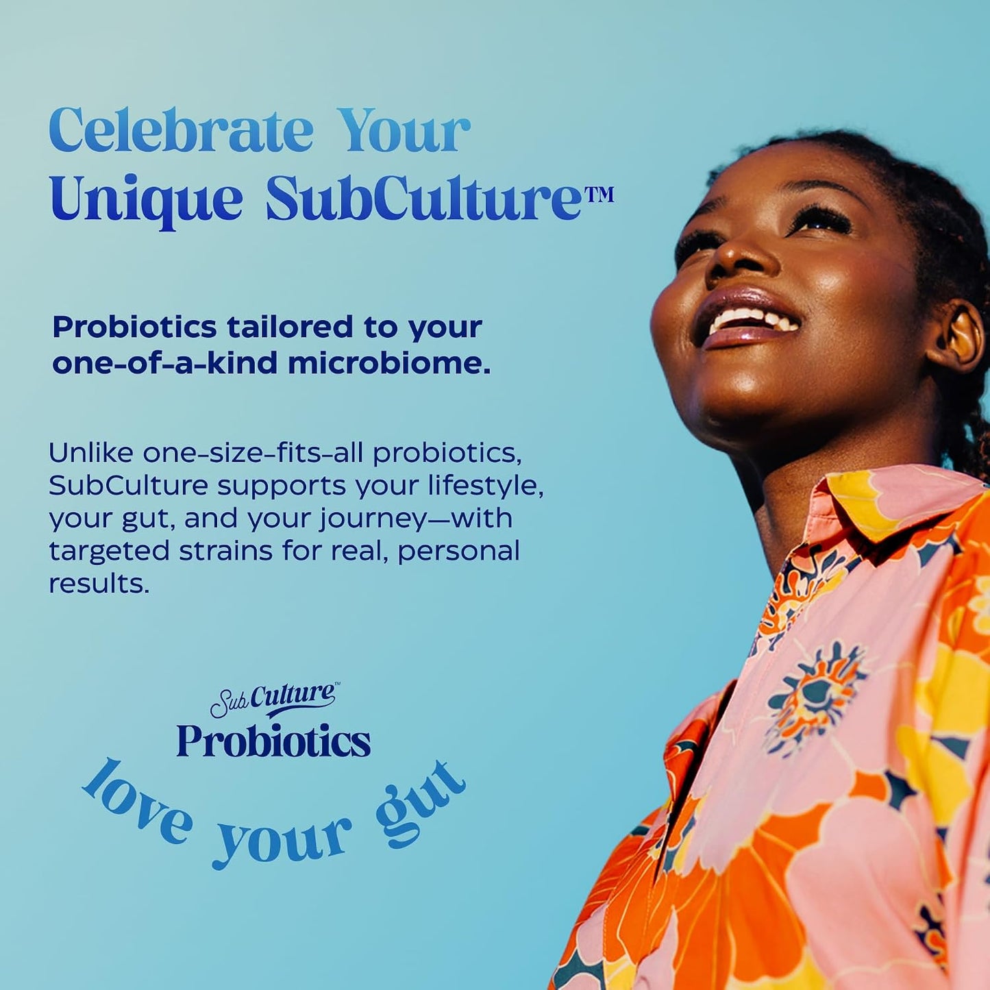Enzymedica SubCulture Probiotic for Bloat & Digestive Health - Probiotic Supplement Capsules for Women & Men, 50 Billion CFU, Gut Health Support for Adults, Helps Occasional Gas & Bloating - 30 Caps