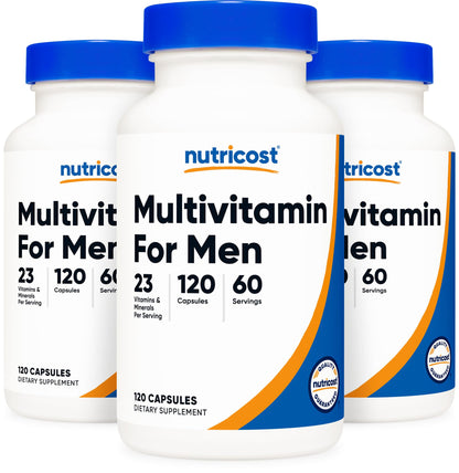 Nutricost Multivitamin for Men 120 Capsules - Vitamins and Minerals for The Healthy Man