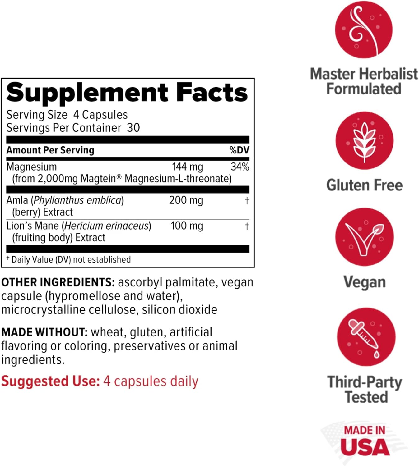 Redd Remedies 120/80 Care, 60 Capsules, and Brain Awakening, 120 Capsules