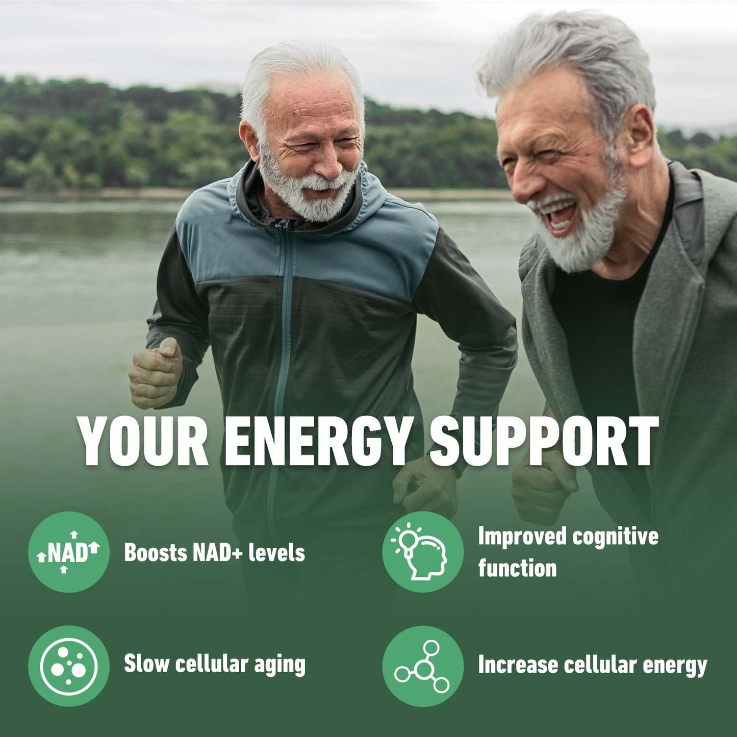 Airboy NAD+ Supplement, Liposomal Nicotinamide Riboside 900 mg with Resveratrol & Quercetin, NMN Supplement Alternative, Third-Party Tested, Anti-Aging, Energy, Focus- 80 Count