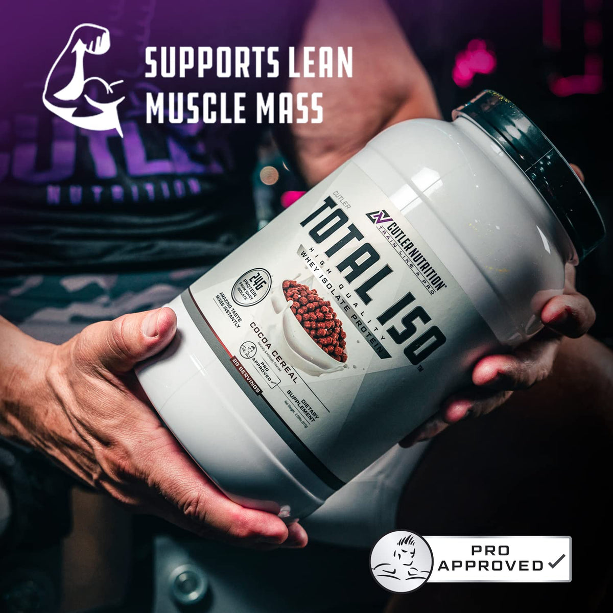 Total ISO Whey Isolate Protein Powder: Best Tasting Whey Protein Shake Featuring 100%