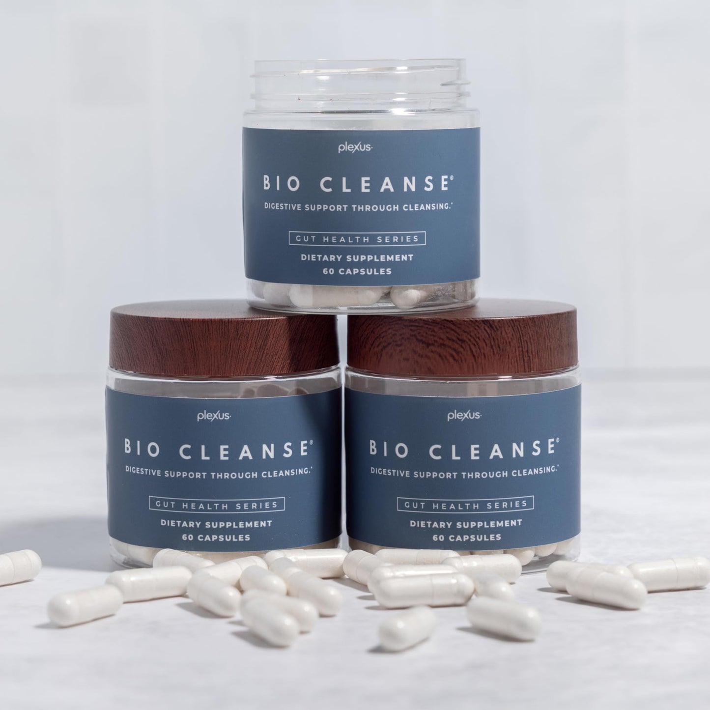 Plexus® Bio Cleanse® 180 ct. | Daily gut health supplement with magnesium to support cleansing, regularity, and vitamin C for immune and antioxidant support