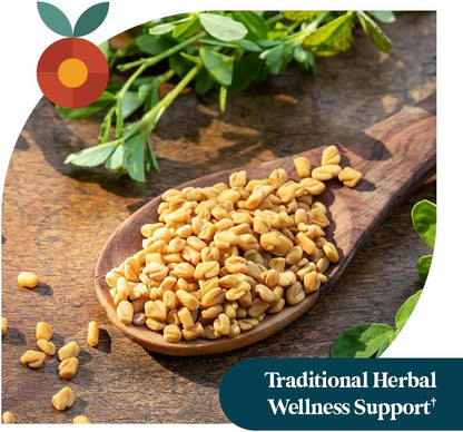 Pattern Wellness Organic Fenugreek Capsules – 30:1 Fenugreek Seed Extract with Black Pepper – Metabolic & Digestive Support Supplement – Vegan, Non-GMO – 30 Capsules