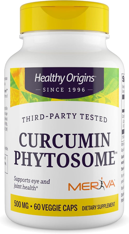 Healthy Origins Curcumin Phytosome Meriva-SF 500 mg, 60 Caps