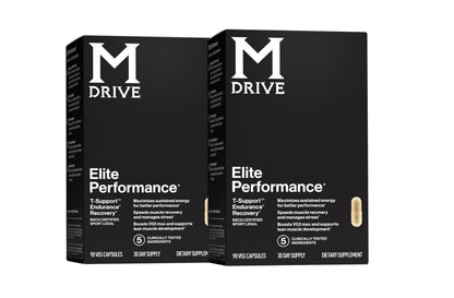 Mdrive Elite Testosterone Booster & Performance Support for Men, 90ct | Supports Immune Health, Energy, VO2Max, Recovery, Stress Relief, Lean Muscle, KSM-66 Ashwagandha, DIM, Fenugreek