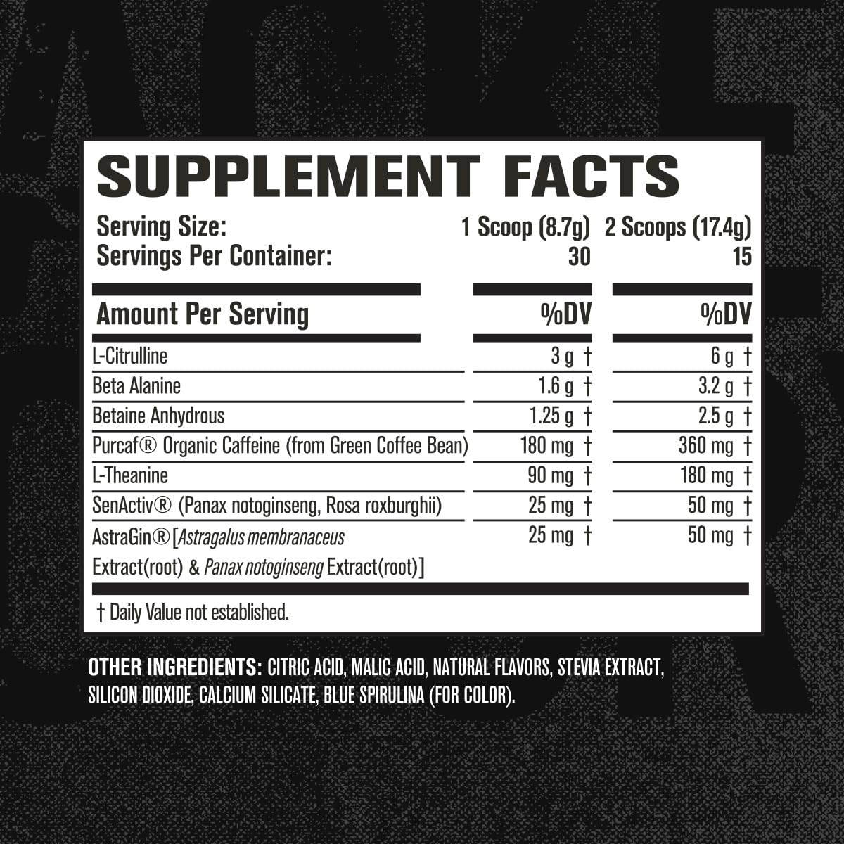 Jacked Factory Nitrosurge Naturally Flavored Pre Workout Supplement - Endless Energy