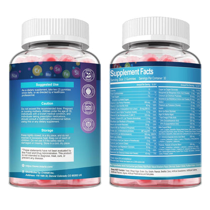 Totaria Sugar Free Multivitamin for Men with Omega 3, Probiotics, Mens Multivitamins Gummies w/Methylated B Complex, EAAs, Lycopene, Zinc, for Daily Energy, Immune, Heart, Iron Free, 60 Count