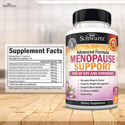 Herbal Menopause Support for Women - Supports Healthy Mood and Balance