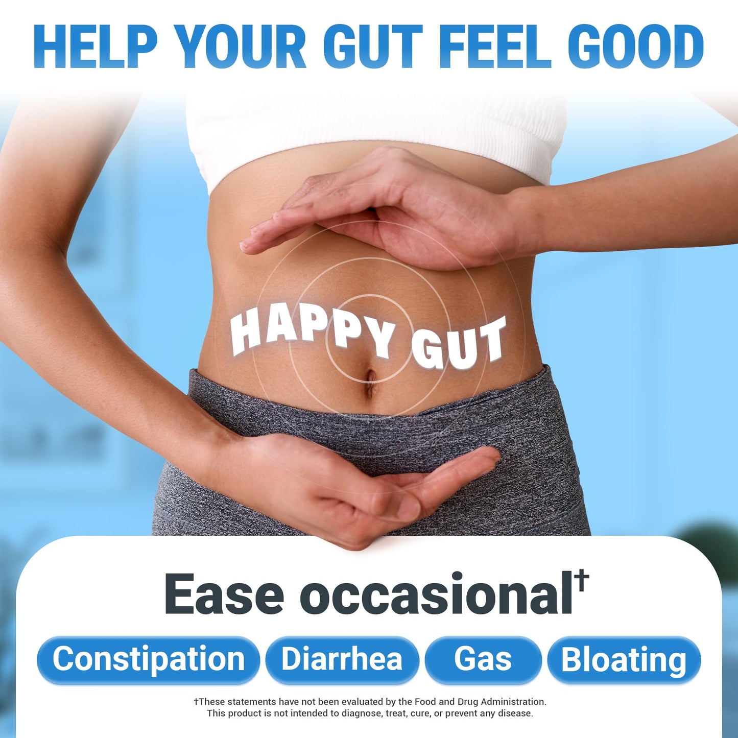 Dr. Berg Probiotic Supplement (60 Billion CFUs) - Helps Ease Occasional Constipation, Diarrhea, Gas & Bloating* - Pre and Probiotics for Digestive Health - 30 Probiotic Capsules