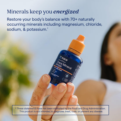 Trace Minerals ConcenTrace Mineral Drops, 70+ Ionic Minerals, 8 fl oz