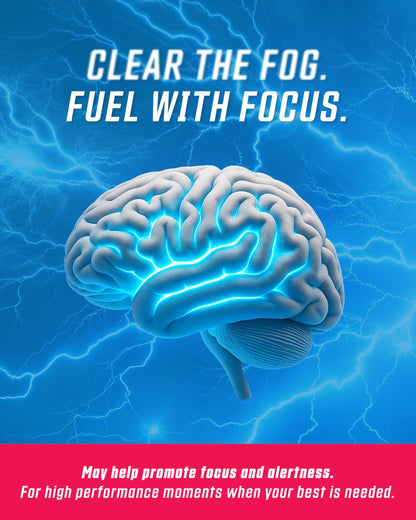 GRINDS Focus Pouches | Naturally Flavored with Nootropic Ingredients | Contains Alpha GPC and L-Theanine | Sugar-Free | 3 Pack | 18 Pouches Per Can | Blue Raspberry