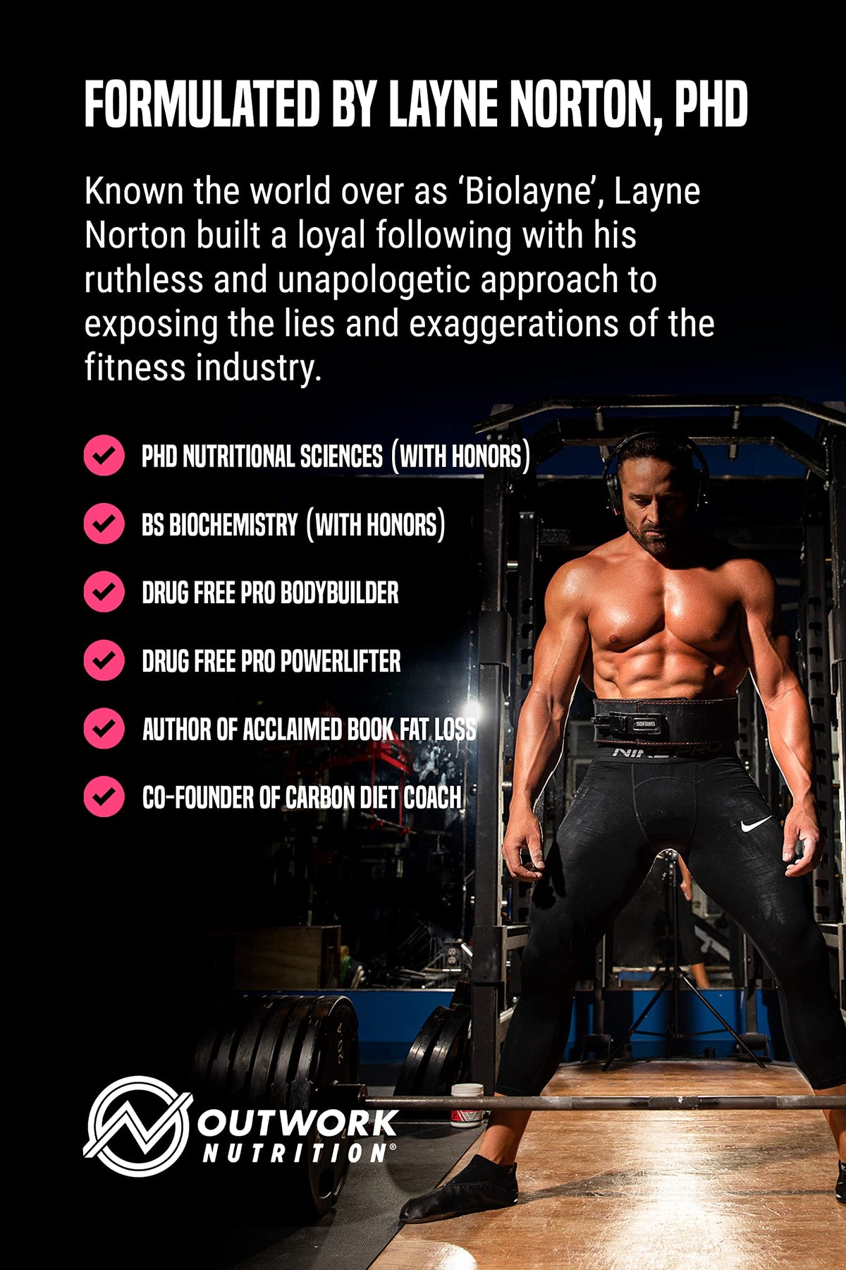Outwork Nutrition Pre-Workout Supplement with Nootropics - Energy & Mental Focus