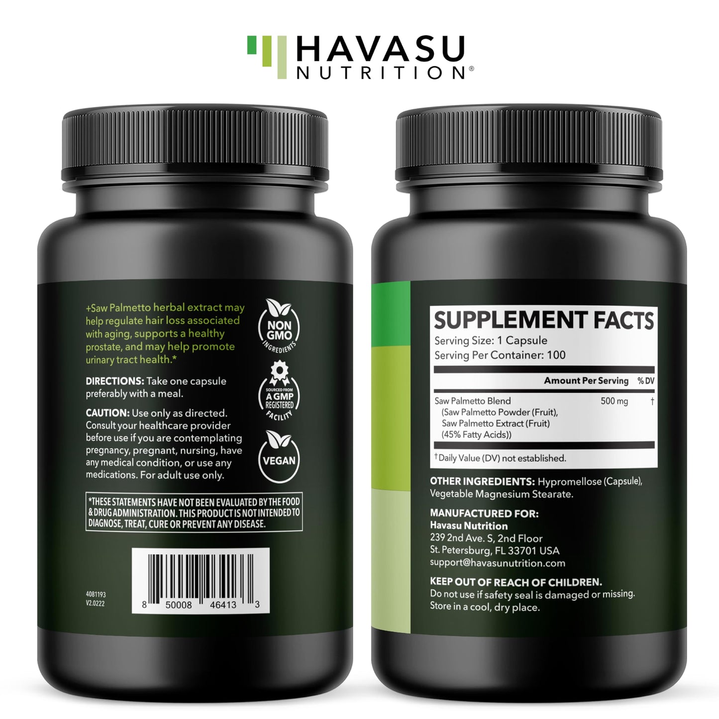 Saw Palmetto for Men, DHT Blocker and Prostate Health Supplement, 120 Count | Potent 3X Formula with Pumpkin Seed Oil and Stinging Nettle, Bladder and Urinary Support, Vegan, Non-GMO, 2-Month Supply