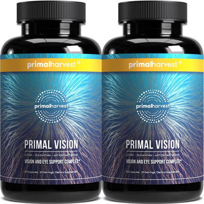 Primal Harvest Vision – Daily Vegetarian Friendly Supplement, Gluten & Dairy Free