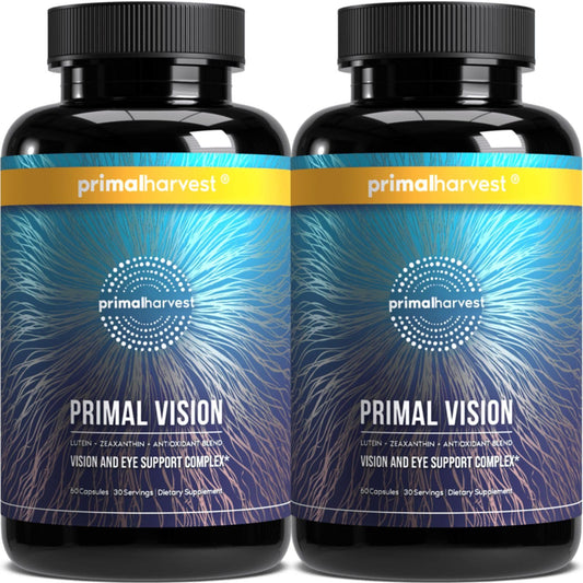 Primal Harvest Vision – Daily Vegetarian Friendly Supplement, Gluten & Dairy Free