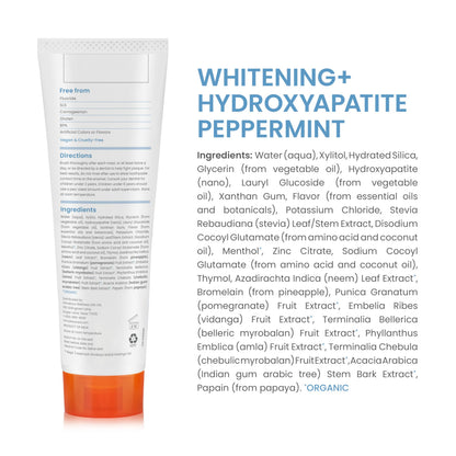 Himalaya Botanique Whitening+ Nano Hydroxyapatite Toothpaste, Mint, 4 oz