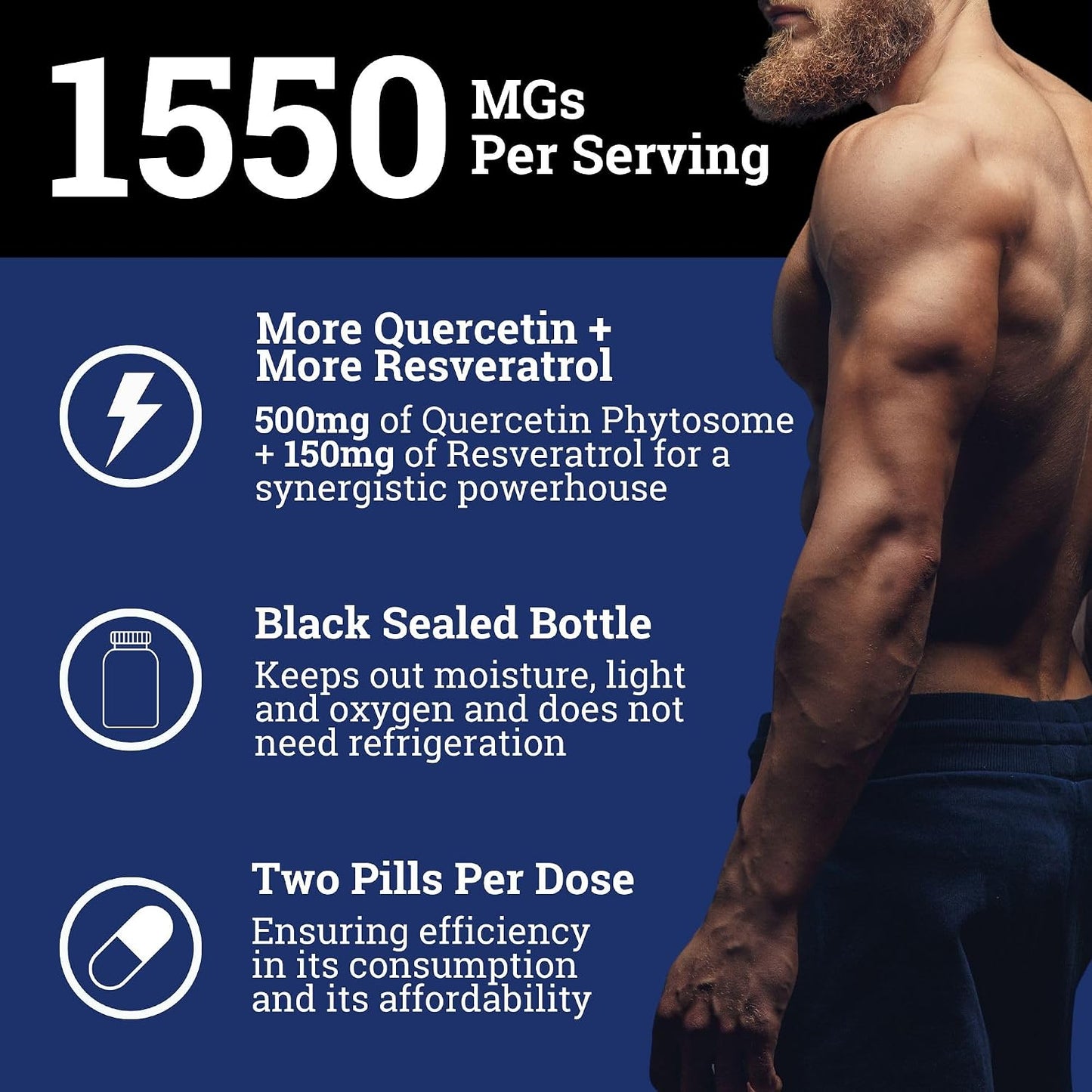 Black Forest NAD Nicotinamide Riboside 900 mg (Liposomal Nicotinamide Riboside 900mg Resveratrol, Quercetin 500mg & 150mg of NAD Resveratrol Supplement) 1550 MGS NR Supplement 900mg NAD+