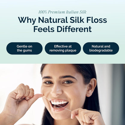 Dr. Jen 100% Italian Silk Floss, with Nano Hydroxyapatite and Xylitol