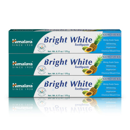 Himalaya Mint Fresh Gel Toothpaste, Fluoride Free to Reduce Plaque & Brighten Teeth, 6.17 oz, 2 Pack