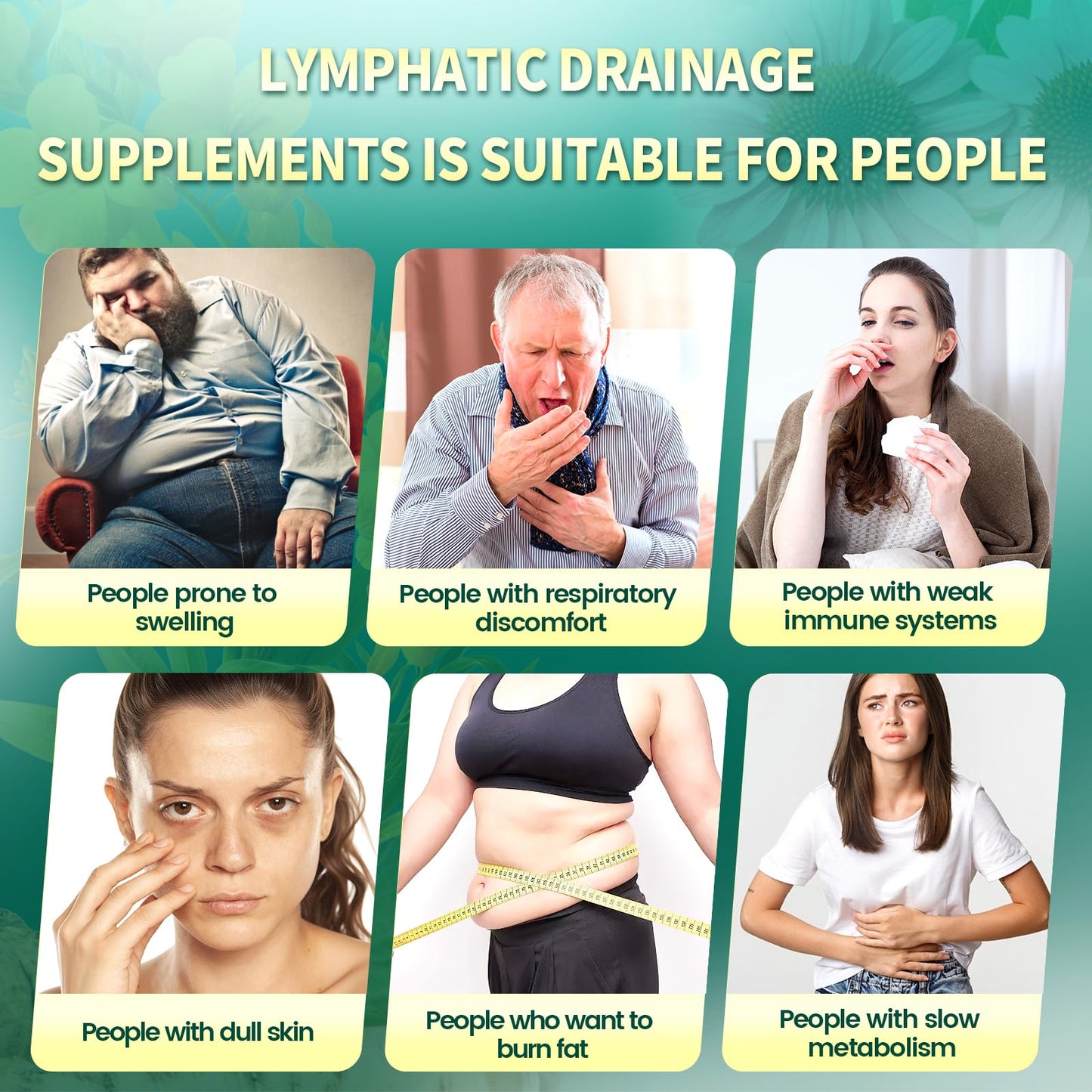VivoNu 27-in-1 Liposome Lymphatic Drainage Supplements, 90 Day Supply with Echinacea, Chlorophyll, Dandelion, Burdock, Mullein Leaf Extract for Lungs, 10:1 Concentrated Technology, 90 Capsules