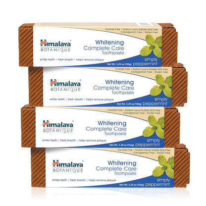 Himalaya Botanique Whitening Complete Care Toothpaste Mint, 5.29 oz, 2 Pack
