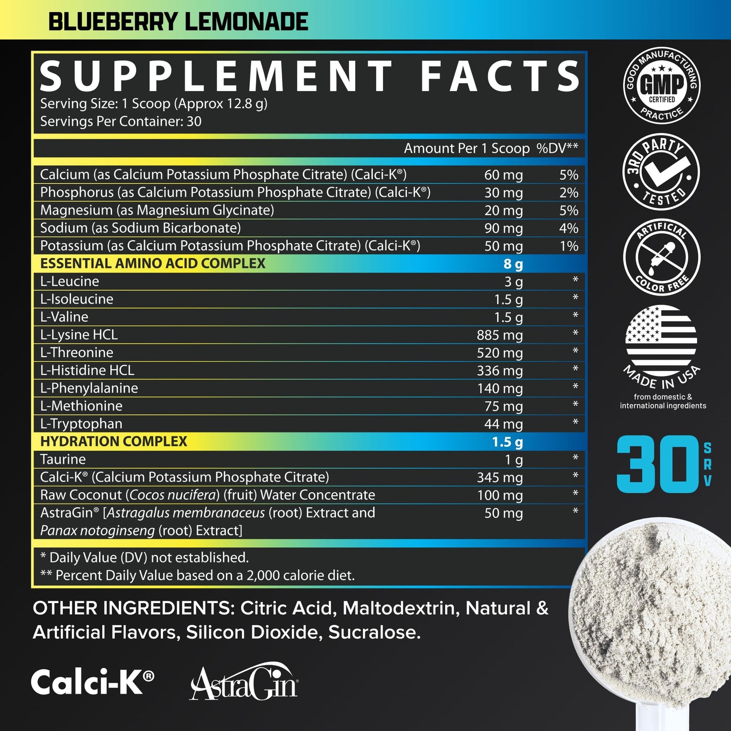 Nutrex Research EAA Hydration | EAAs + BCAA Powder | Muscle Recovery, Strength, Muscle Building, Endurance | 8G Essential Amino Acids + Electrolytes | Strawberry Watermelon 30 Serving