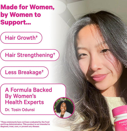 Pink Stork Total Glow Gummies for Women – Hair, Skin & Nails Vitamin with Biotin, Vitamin A, B6, B12, Folate, Zinc & More – Support for Radiant Skin, Strong Nails, and Healthy Hair – 60 Berry Gummies | Hair, Skin & Nails Vitamin with Biotin, Vitamin A, B6