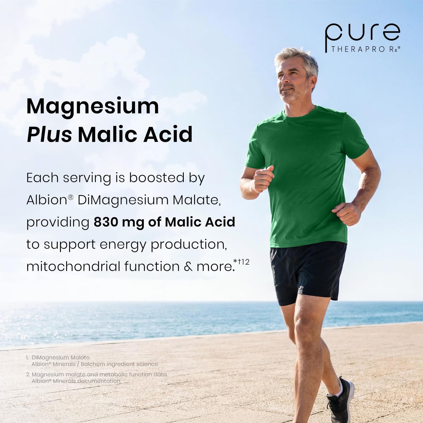 Magnesium Lysinate Glycinate & Magnesium Malate, Made in USA | 4 Month Supply | Chelated for Maximum Absorption, Supports Bone Health & Energy, Non-GMO, 240 Count