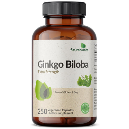 Futurebiotics Ginkgo Biloba Extra Strength Supports Brain Function & Memory Support, 120 Vegetarian Capsules