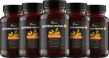 UpWellness Golden Revive + Joint Support with Quercetin, Magnesium, and Turmeric 