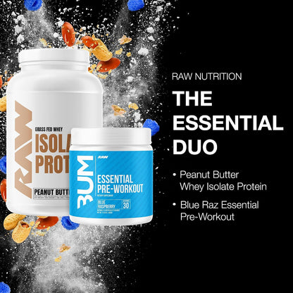 RAW Whey Isolate Protein Powder & Essential Pre-Workout Bundle