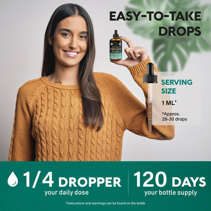 USDA Organic Lymphatic Drainage Supplement - Echinacea | Elderberry | Dandelion | Rosehip | Cleavers | Calendula | Burdock - Lab Tested - Lymph System Drops - Immune Support, Cleanse & Detox, 2 fl oz