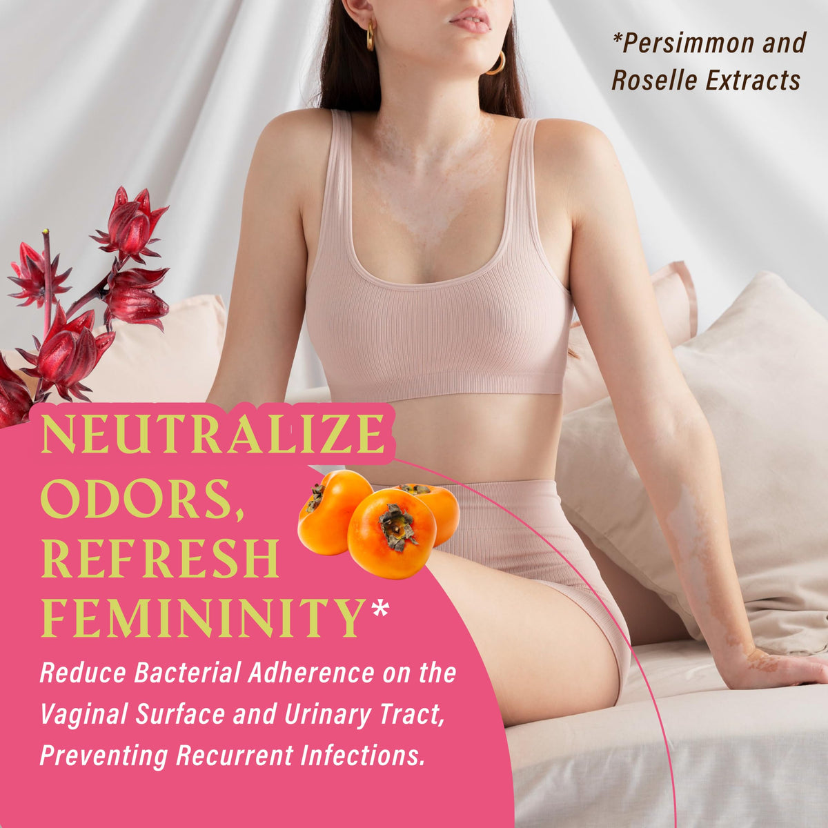 NUWONDER Women's probiotic - Natural Vaginal Support Supplement, Balanced & Confident