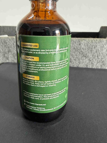 Migcopat26-in-1 Liposomal Lymphatic Drainage Drops with Turmeric, Echinacea | Vitamins, Dandelion, Zeolite, Vegan, Alcohol-Free, Raspberry Flavor, 2 fl oz