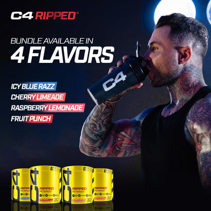 C4 Ripped & SuperHD, The Thermogenic Bundle, C4 Ripped Pre Workout Powder