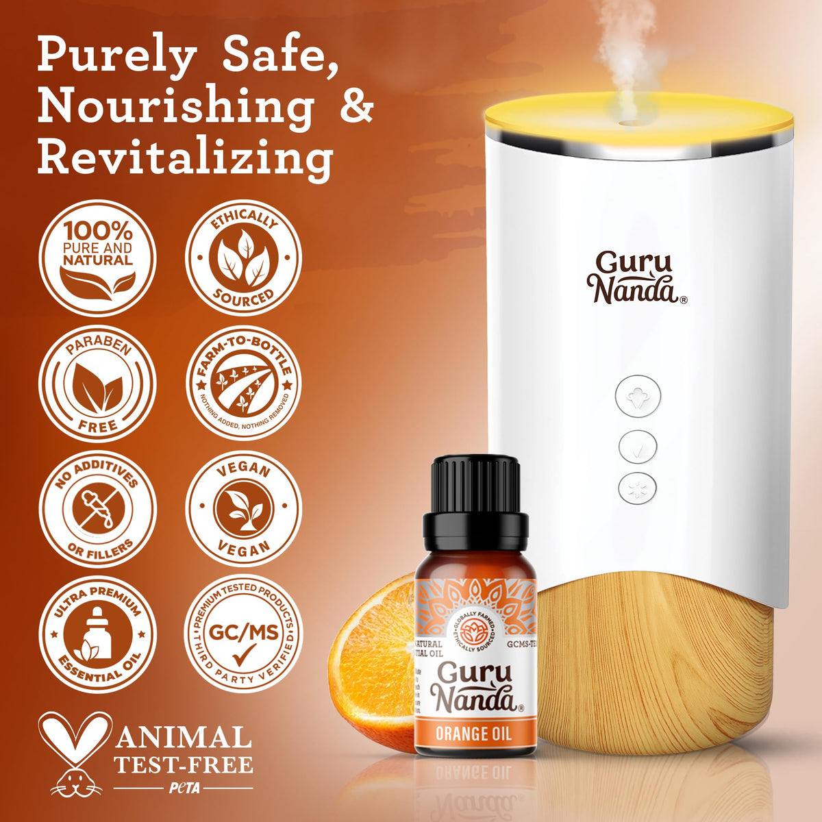 GuruNanda Frankincense Essential Oil, Pure & Natural, 2x15 mL