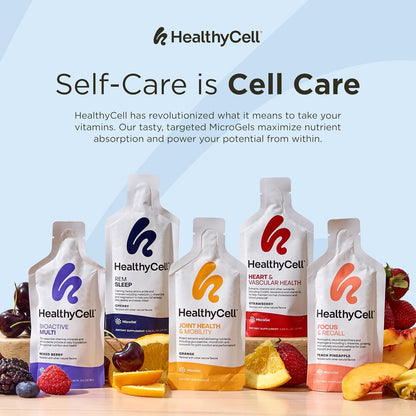 Healthycell Telomere Length + Focus & Recall Brain Supplement Bundle | Telomere Length Healthy Aging Supplement + Focus & Recall Brain Supplement for Memory, Focus & Concentration - Daily Duo